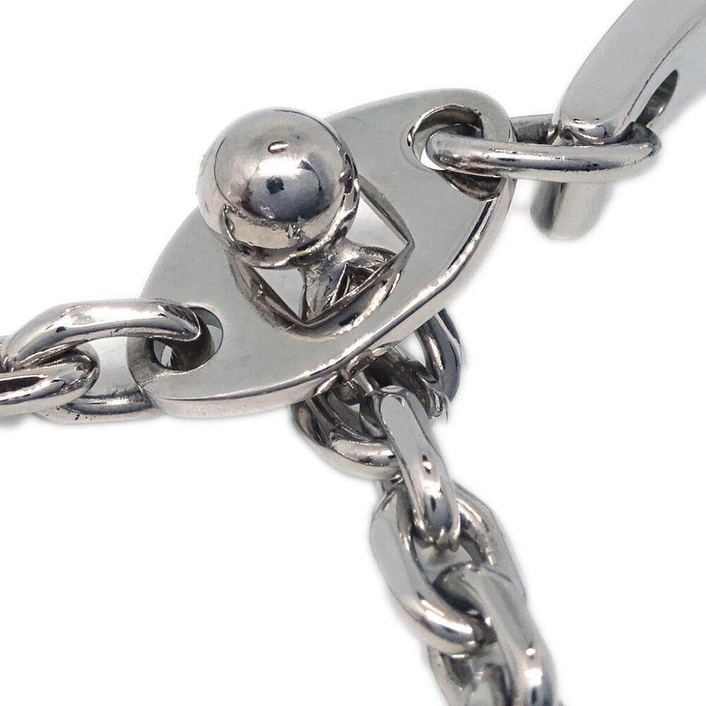 Hermes Filou Glove Holder Clip Silver Small Good - Picture 2 of 4